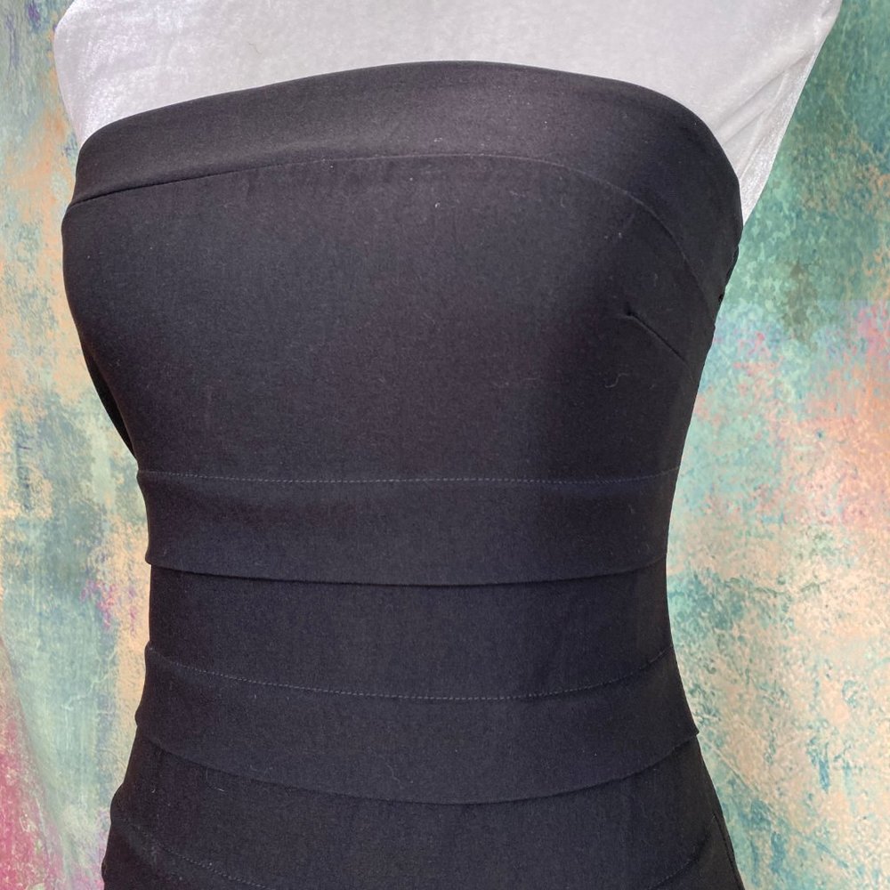 Ruby Rox Strapless Bodycon Rayon Blend Black Dres… - image 3